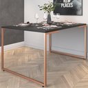 Ver imagem 2 de Mesa de Jantar Colt Preto Cobre