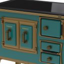 Ver imagem 5 de Fogao a Lenha N 1 Colonial Premium Turquesa Se