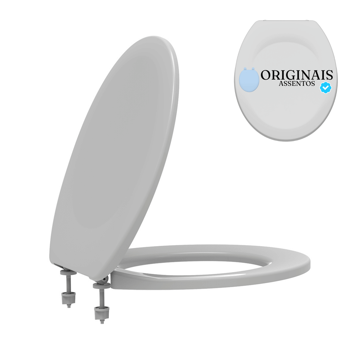 Assento Sanitário Sabara Diamantina Oval Cinza-claro é boa?