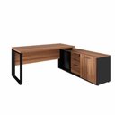 Ver imagem 5 de Mesa Industrial 1,50m C/ Armário e Cx de Tomadas Pé Metal F5