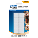 Ver imagem 1 de FELTRO QUADRADO 22MM BRANCO CART C/16 UN TEKBOND