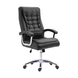 Cadeira Escritório Presidente Ergonômica NR17 Corino Mola Ensacada - 5