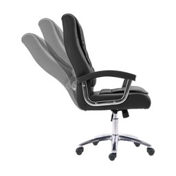 Cadeira Escritório Presidente Ergonômica NR17 Corino Mola Ensacada - 4