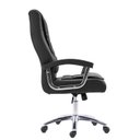 Ver imagem 4 de Cadeira Escritório Presidente Ergonômica NR17 Corino Mola Ensacada Preto