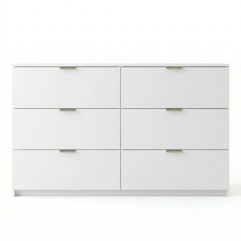 Cômoda 6 Gavetas Bloom Branco