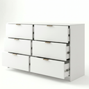 Ver imagem 4 de Cômoda 6 Gavetas Bloom Branco