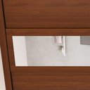 Ver imagem 6 de Guarda-Roupa Casal Lais 3 Portas de Correr Gavetas com Espelho e Sapateira 100 MDF Pm Home