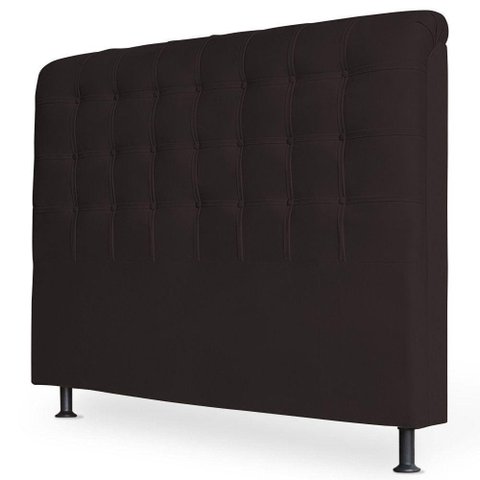 Cabeceira Cama Box Casal Queen Louise 160Cm Marrom Cacau