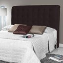 Ver imagem 4 de Cabeceira Cama Box Casal Queen Louise 160Cm Marrom Cacau