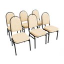 Ver imagem 1 de Kit com 6 Cadeiras para Auditórios Linha Hotel Bege