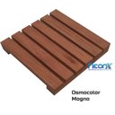 Ver imagem 2 de Deck de Madeira Modular 30x30 Cm Réguas 4 Cm com Pintura Neonx:osmocolor Mogno Semi Trans