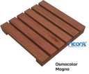 Ver imagem 2 de Deck de Madeira Modular 30x30 Cm Réguas 4 Cm com Pintura Neonx:osmocolor Mogno Semi Trans