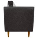 Ver imagem 4 de Kit 2 Poltronas Decorativas para Sala e Recepção Aviv Corino e Linho Premium Cores