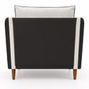 Ver imagem 5 de Kit 2 Poltronas Aviv para Sala Escritório Recepção Linho Premium Easy Clean Corino Premium Luxo