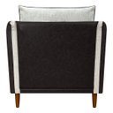 Ver imagem 6 de Kit 2 Poltronas Decorativas para Sala e Recepção Aviv Corino e Linho Premium Cores