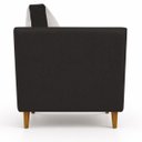 Ver imagem 3 de Kit 2 Poltronas Aviv para Sala Escritório Recepção Linho Premium Easy Clean Corino Premium Luxo