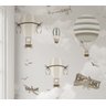 Papel de parede balãozinho aviãozinho infantil para quarto de bebê PP32 - 4