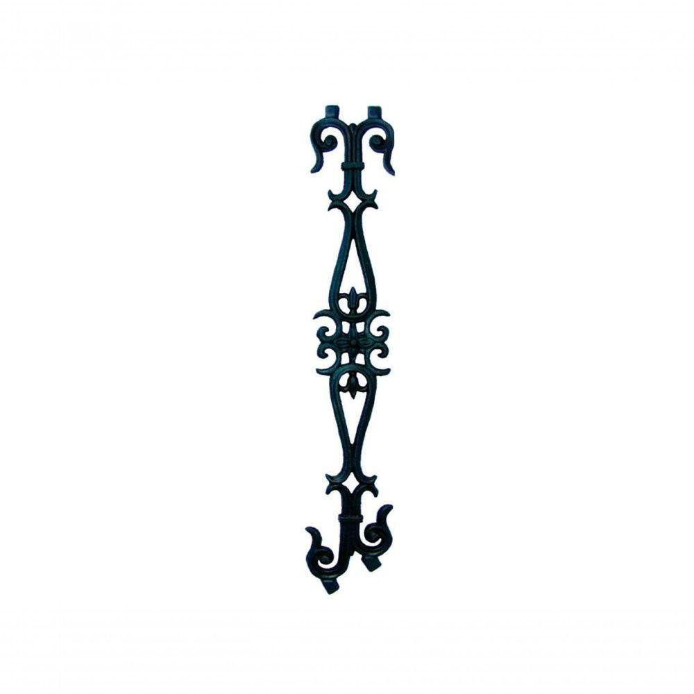 Grade De Ferro Fundido Flor De Liz 1/2 Inclinada 83X15Cm - 1
