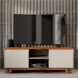 Rack Bancada Flow: Off White/freijo