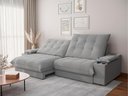 Ver imagem 1 de Sofá Thor 2,90cm com Super Pillow e Molas Ensacadas Linhosoft - Netsofas - Prata