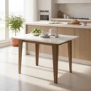 Ver imagem 1 de Mesa de Jantar Retangular 4 Lugares 120cm sem Cadeiras Kate Poliman Móveis