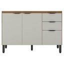 Ver imagem 3 de Balcão para Pia Firenze 120 Cm Amêndola Touch Nude Prime Tx - Demóbile