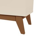 Ver imagem 4 de Estante Painel TV 70 pol 198cm MDP com LED Off White e Canela Mpozenato