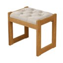 Ver imagem 1 de Pufe Banqueta Baixa Banco Estofado Mdf Luanda Quarto Luxo Fenix:cinamomo