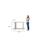 Ver imagem 6 de Aparador 135cm Linea Brasil Olimpo Branco/Off White