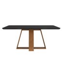 Ver imagem 2 de Conjunto Sala de Jantar Mesa Kiara 160x90cm Tampo Vidro/MDF com 6 Cadeiras Lidia DJ Móveis