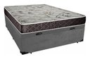 Ver imagem 3 de Cama Box Baú Casal Conforto Suede Cinza + Colchão Casal Conforto Espuma D23 com Eps 24x138x188