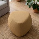 Ver imagem 1 de Puff Orgânico Decorativo 75cm Orbis Bouclé Camel - Nexta Casa