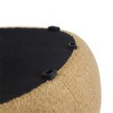 Ver imagem 6 de Puff Orgânico Decorativo 75cm Orbis Bouclé Camel - Nexta Casa