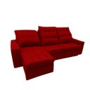 Ver imagem 1 de Sofá Barcelona Retrátil 3 Lugares Vermelho Simonetto - Meu Estofado Sofá Retrátil 3 Lugares Barcelon