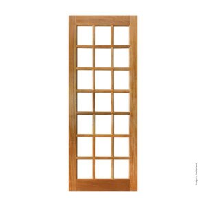 Folha de Porta Tauari Ad Vidros Mapaf:80 Cm