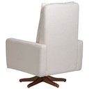 Ver imagem 7 de Poltrona de Amamentação com Balanço Giratória Noah D02 Bouclê Off White B-114 - Lyam Decor