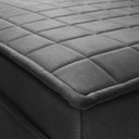 Ver imagem 7 de Sofá Retrátil Reclinável 2 Lugares com Molas 1,50m Quantum Suede Velut Cinza - King House