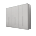 Ver imagem 2 de Guarda Roupa Casal Robust 6 Portas 8 Gavetas - Móveis Novo Horizonte: Branco