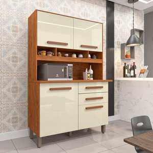 Cozinha Compacta 4 Portas 2 Gavetas Sofia Plus Imop