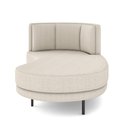 Ver imagem 4 de Sofá Chaise Longue Sala de Estar Living Lucca Direito D02 Bouclê Creme B-54 - Lyam Decor