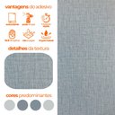 Ver imagem 2 de Papel de Parede Adesivo Lavavel Textura Linho Casual Jeans 5m