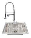 Ver imagem 1 de Cuba Gourmet 50x40cm Inox 201 com Torneira Gourmet e Tábua