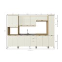 Ver imagem 3 de Cozinha Completa 14 Portas 3 Gavetas Kappesberg