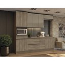 Ver imagem 2 de Cozinha Modulada Completa 7 Peças 10 Portas com Torre Quente Tampo e Porta de Vidro Maxxi