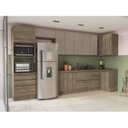 Ver imagem 2 de Cozinha Modulada Completa 8 Peças 11 Portas com Torre Quente e Porta de Vidro Maxxi