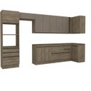 Ver imagem 4 de Cozinha Modulada Completa 8 Peças 11 Portas com Torre Quente e Porta de Vidro Maxxi