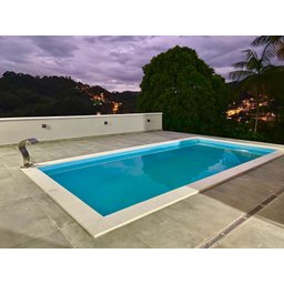 Borda Atérmica para Piscina 50x25x2cm Maresias Branca - Areia de Quartzo Ind. Cimentícia - 1