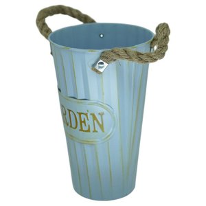 Vaso de Metal Elegante Design Sofisticado 15x25cm
