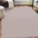 Ver imagem 1 de Tapete Antiderrapante Algodão 1,40 x 1,40 Egípcio:Bege