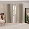 CORTINA CORTA LUZ 2.60M X 2.30M ILHOS BELLA JANELA 2,60x2,30, BEGE - 2